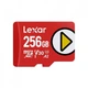 Карта памяти Lexar 256GB microSDXC class 10 UHS-I U3 V30 A2 Play (LMSPLAY256G-BNSNG) (317941) - изображение 1