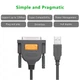 Кабель для принтера USB 2.0 to DB25 2.0m US167 black Ugreen (20224) (319158) - зображення 5