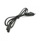 Кабель питания C7 0.8m 0.5mm2 black Voltronic (PC-184CEE7/16-C7-CCA-1,0) (319422) - изображение 1