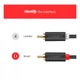 Кабель мультимедийный 2xRCA M to 2xRCA M 3.0m AV104 black Ugreen (10519) (320474) - изображение 9
