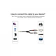 Кабель мультимедійний 3.5mm M to 2xRCA M 1.0m AV116 black Ugreen (10749) (320515) - зображення 4