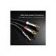 Кабель мультимедійний 3.5mm M to 2xRCA M 1.0m AV116 black Ugreen (10749) (320515) - зображення 5
