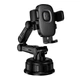 Автомобільний тримач Hoco H89 Crown large suction cup car holder (center console) Black - зображення 2