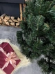 Искусственная елка Сказка высотой 1.7 м из ПВХ роскошная пышная новогодняя елка, рождественская долговечная елка с густыми ветками и складной пластиковой подставкой для дома Зеленый - изображение 3