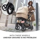 Універсальна коляска 3 в 1 Kinderkraft Newly Moonlight Grey (KSNEWL00GRY3000) - зображення 7