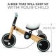 Триколісний велосипед 3 в 1 Kinderkraft 4TRIKE Sunflower Blue (KR4TRI22BLU0000) - изображение 3