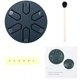 Мини глюкофон ручной язычковый барабан на 6 нот Tongue Drum Navy Blue - изображение 4