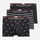 Набір трусів-боксерів чоловічих бавовняних Polo Ralph Lauren 714830299009 M 3 шт Чорний (3616419657307) - зображення 1