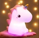 Дитячий силіконовий нічник світильник лампа єдиноріг RGB LOSSO Unicorn - зображення 2