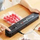 Вакууматор Vacuum Sealer вакуумный упаковщик для еды, бытовой вакууматор черный - изображение 3