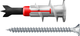 Дюбель Fischer DuoBlade S з шурупом для гіпсокартону 20 шт. 545678 (4048962323733) - зображення 3