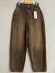 Джинсы женские Its Basic 2952-4 skater fit с косыми карманами 34 коричневые - изображение 3
