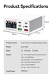 Зарядное устройство 55W 6в1 4хType-C|2xUSB - изображение 1