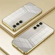 Защитный чехол Reframe Electroplating Frame для Samsung Galaxy A57 (A576) - Gold - изображение 2