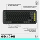 Комплект (клавиатура, мышь) Logitech POP Icon Combo Graphite (920-013156) - изображение 5