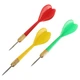 Дротики для игры в дартс каплевидные 6гр 6шт Baili BL-6008 красный-желтый-зеленый - изображение 5