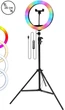 Светодиодная лампа RZTK кольцевая Spectra 26 RGB USB + штатив 2.1 м - изображение 1