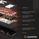 Клавиатура проводная GamePro Genesis Metallic MK144B Outemu Red Switch USB Black (MK144B) - изображение 14