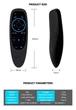 Пульт дистанційного керування G10S PRO BT Air mouse USB 2.4G (гіроскоп + мікрофон) - изображение 8