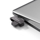 Металева Флешка USB 3.0 16ГБ Usams High Speed Flash US-ZB194 16gb Чорний - зображення 4