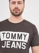 Футболка бавовняна довга чоловіча Tommy Hilfiger 10216.2 2XL Чорна - зображення 4