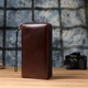Стильный мужской клатч из натуральной кожи VINTAGE Bag 23064 Коричневый - изображение 9
