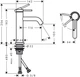 Смеситель для раковины Hansgrohe Tecturis S 110 CoolStart 73312670 - изображение 5