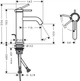 Смеситель для раковины Hansgrohe Tecturis S 110 CoolStart 73314670 - изображение 5