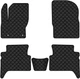 Коврики из экокожи EVAtech ECO в салон авто для Ford C-Max 2003-2010 1 поколение Minivan EU чёрный кант (FD32389C5TL2BBB) - изображение 1