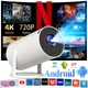 Смарт-проектор с Wi-Fi, Android 11, 4K-декодирование, 720p HD - изображение 1