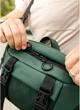 Большая мужская поясная сумка бананка из экокожи SAMBAG Зеленая (2941038721) - изображение 8