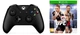 Microsoft Xbox One S Black Wireless Controller + UFC 2 - зображення 1