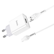 Сетевое зарядное устройство для телефона + кабель USB-Micro Android HOCO C81A |1USB, 2.1A| Белый - изображение 9