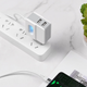 Зарядний пристрій для телефону Android вбудований кабель Type-C HOCO C75 |2USB, 2.4A| Білий - зображення 7