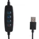Кольцевая светодиодная лампа 16см с селфи палкой и Bluetooth-пультом MY100 (Kit3) Питание от USB - изображение 3
