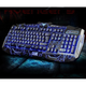 Игровой набор Gaming Combo 2-in-1 мембранная клавиатура с подсветкой + мышка с подсветкой ATLANFA V100L Черный - изображение 3