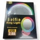 Кольцевая светодиодная LED лампа RGB разноцветная 11см A4S для фото и видеосъемки с креплением прищепкой на телефон - изображение 6