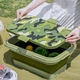 Складная корзина для пикника с крышкой-столиком Outdoor Folding Bucket 47 х 20 х 30 см (R97360) - изображение 7