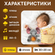 Интерактивная мягкая игрушка-ночник Слоник 30 см имитация дыхания для малышей плюшевая игрушка мягкое свечение - изображение 3