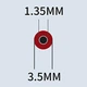 Кабель-переходник PD 65W Type-C на DC 3.5x1.35 на 18.5-20V вольт 1.5 м для подзарядки ноутбука Asus Lenovo с триггером (1.5 метра) Power Delivery от повербанка powerbank и зарядного устройства - изображение 2