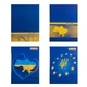 Канцелярська книга Buromax A4 192 л клітина ламинац. мікс 4 діз (BM.2404) - зображення 2