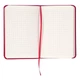 Записная книга блокнот 95x140 Axent 96 л. клетка тв. обл. красный Partner 8301-03-A - изображение 2