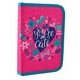 Пенал-книжка YES HP-03 Cute 1 відділення 1 отвір Сірий з рожевим (532154) - зображення 5