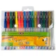 Набор ручек гелевых ZiBi KIDS Line STANDARD+NEON+GLITTER+METALLIC 18 цветов 0,7мм (ZB.2206-99) - изображение 1