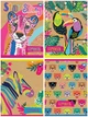 Тетрадь в клетку 18 л Yes Rainbow animal крафт, белила А5 микс 4 дизайна (765083) - изображение 2