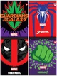 Тетрадь в клетку 18 л Yes Marvel. Hero shields неон+софт-тач А5 микс 4 дизайна (765194) - изображение 2