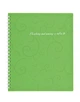 Записная книга блокнот Buromax Barocco В5 80 л клетка на пружине салатовый (BM.2419-615) - изображение 1