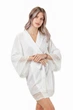 Халат жіночий легкий Felisiya Lingerie Айворі 77-004 M (2000009661019) - зображення 5