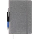 Записна книга блокнот Buromax CODE LOGO2U A5 96 л клітина позов.шкіра сірий (BM.295106-09) - зображення 1