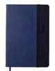 Записная книга блокнот Buromax RECORD A5 96 л без разметки иск.кожа синий (BM.295010-02) - изображение 1